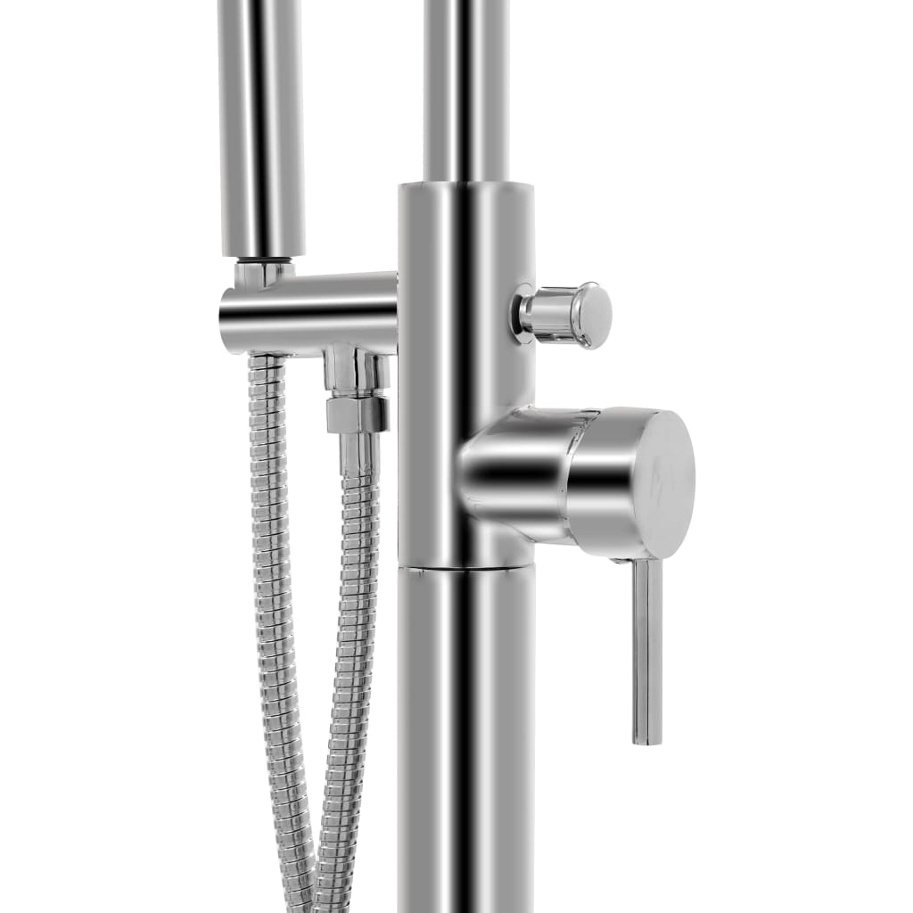 Torneira de pé para banheira aço inoxidável 118,5 cm