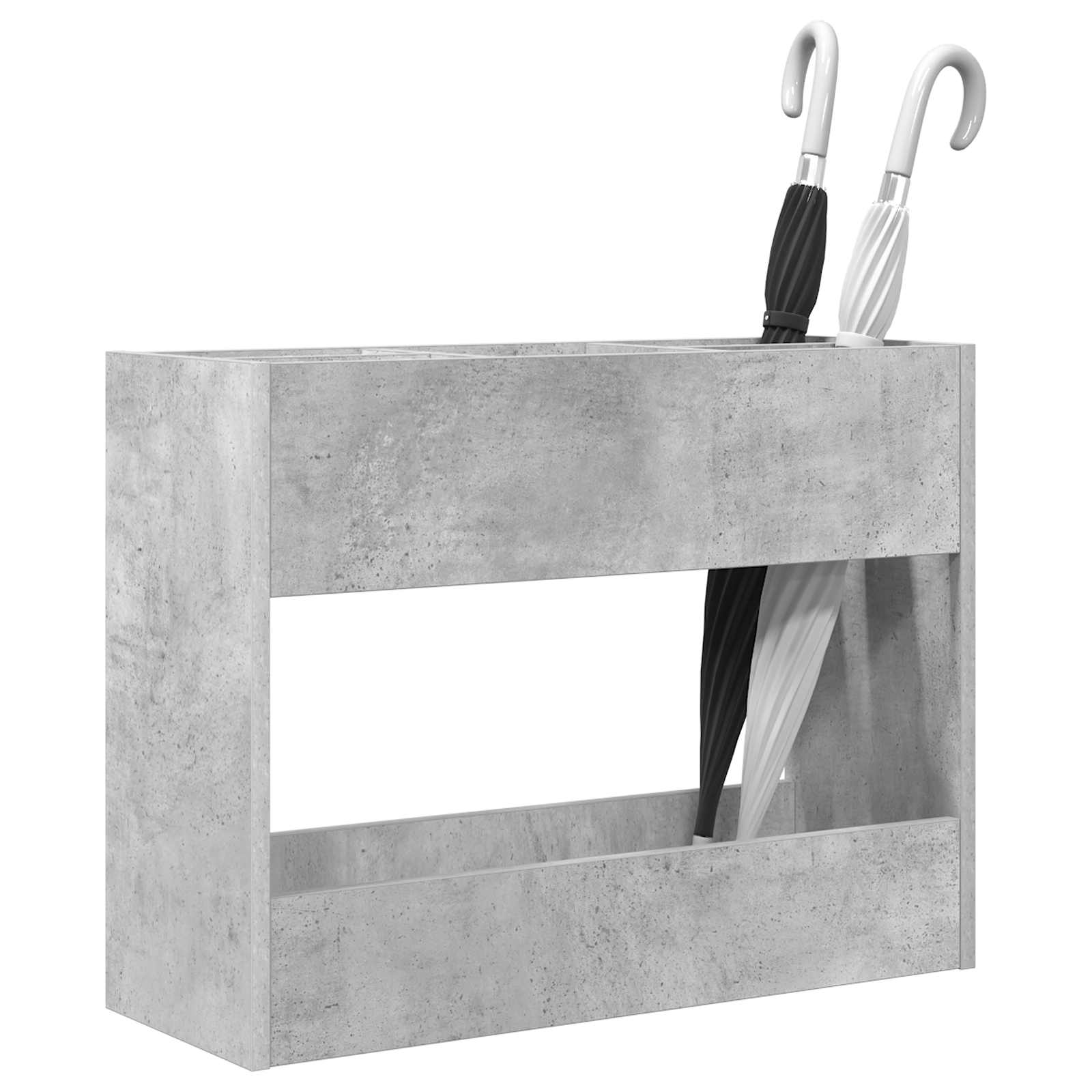 Suporte de guarda-sol cinzento 65 x 24 x 50 cm