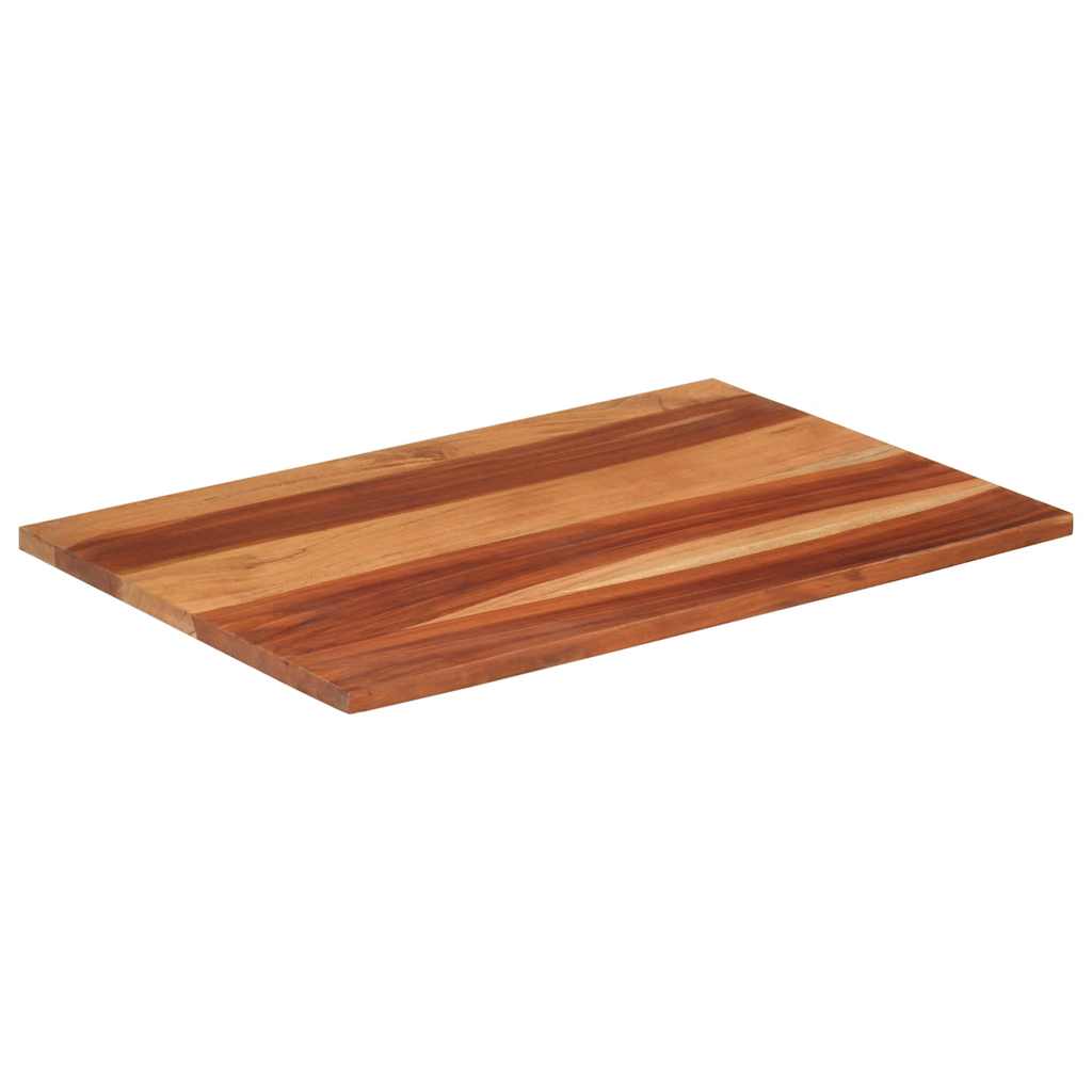 Tampo de mesa madeira de acácia maciça 25-27 mm 60x90 cm