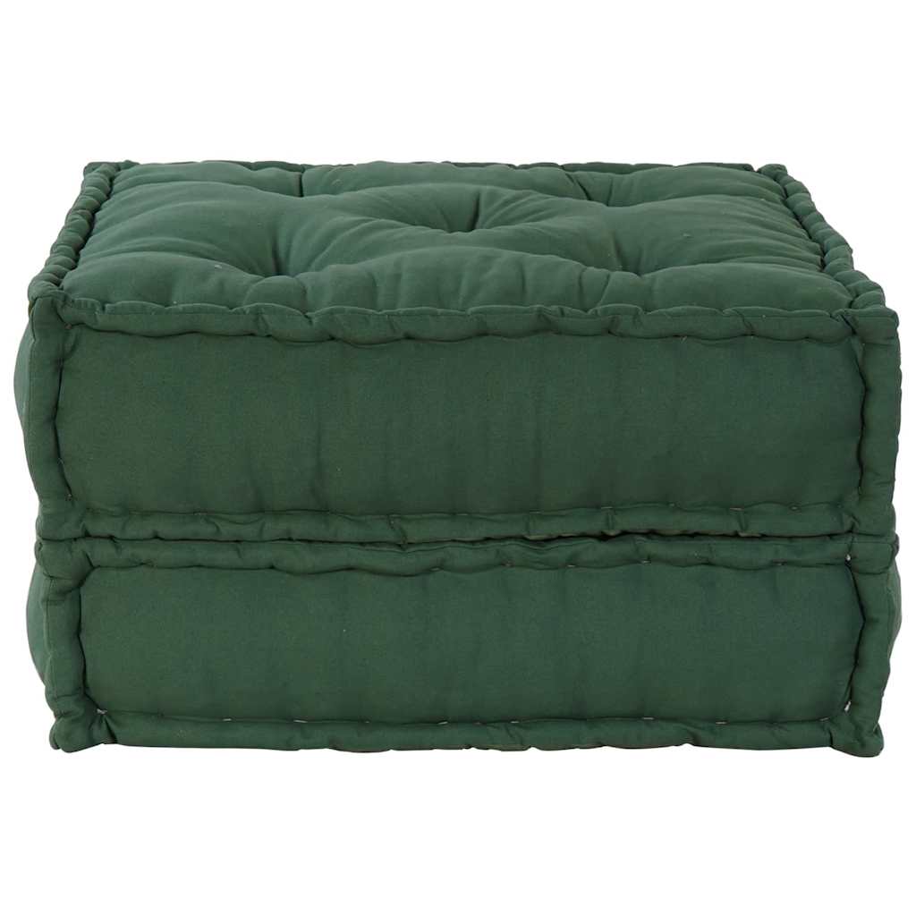 Unidade de sofá modular 70x70x36 cm tecido verde