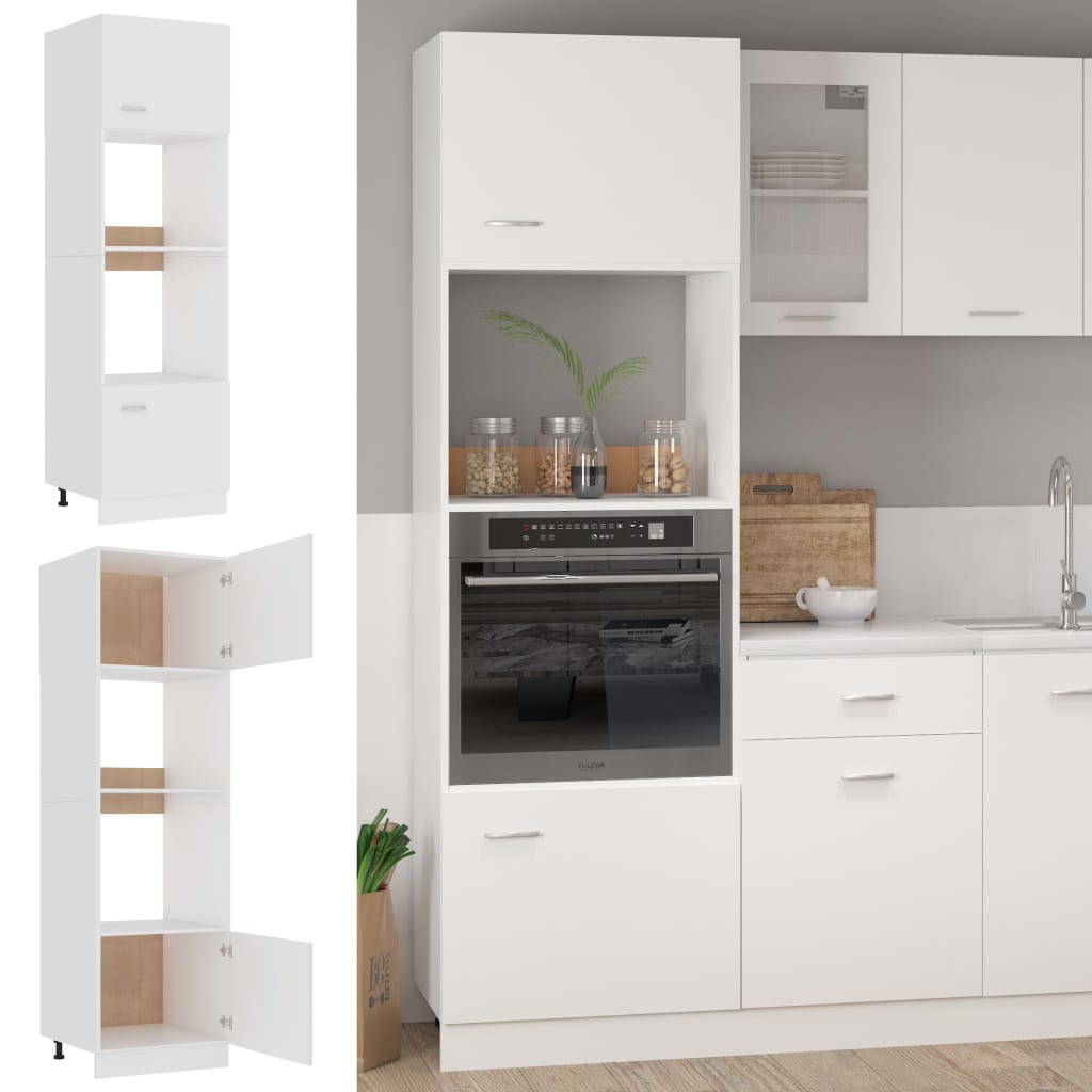 Armário para micro-ondas “lyon” 60x57x207 cm branco