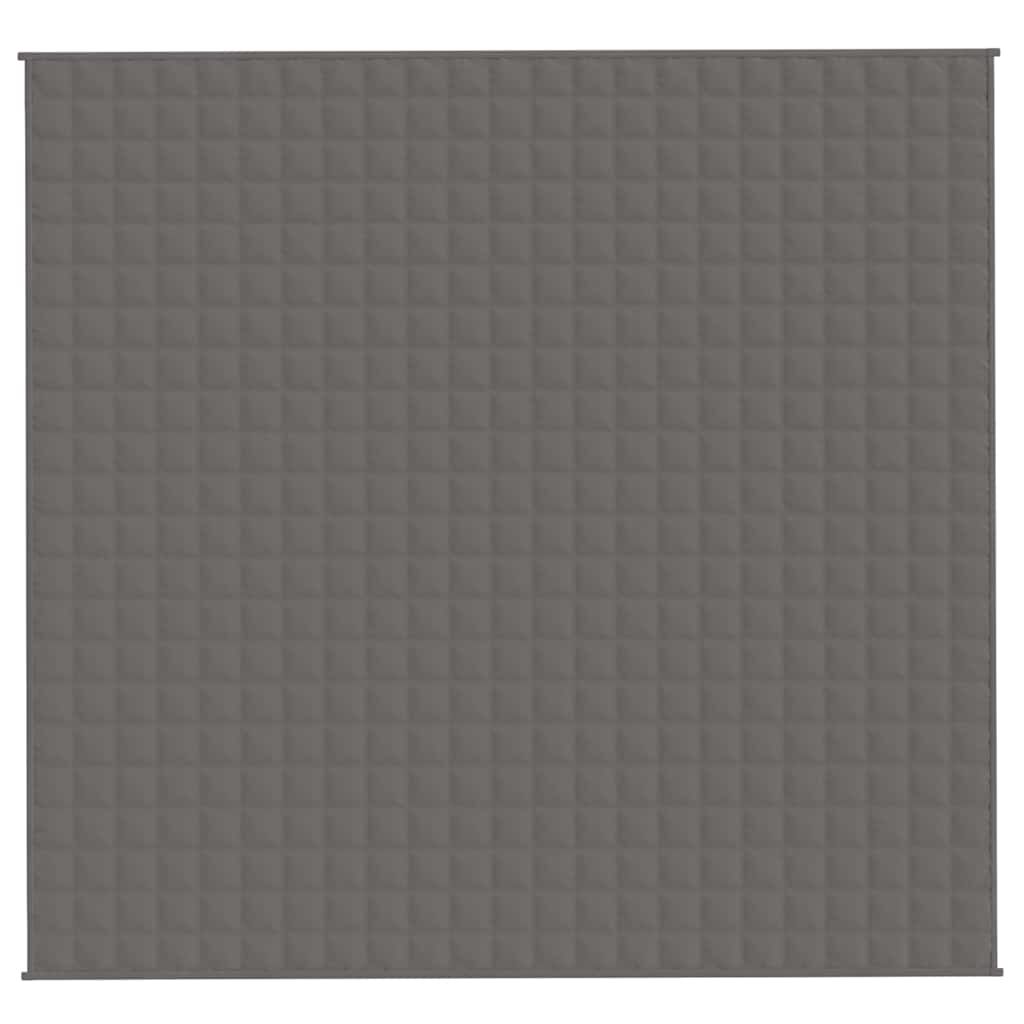 Manta pesada 15 kg 220x235 cm tecido cinza