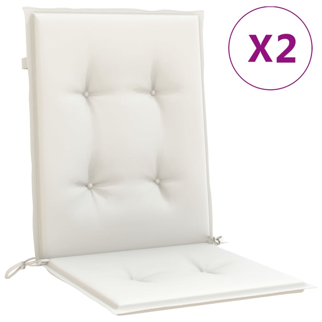 Almofadões lombares p/ cadeiras 2pcs 100x50x4cm mesclado tecido
