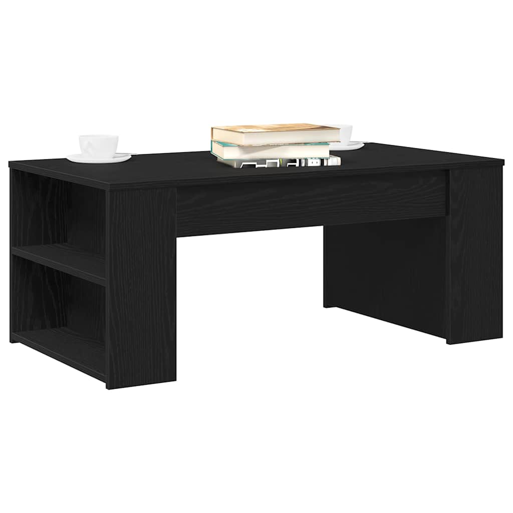 Mesa de centro carvalho preto 102 x 55 x 42 cm