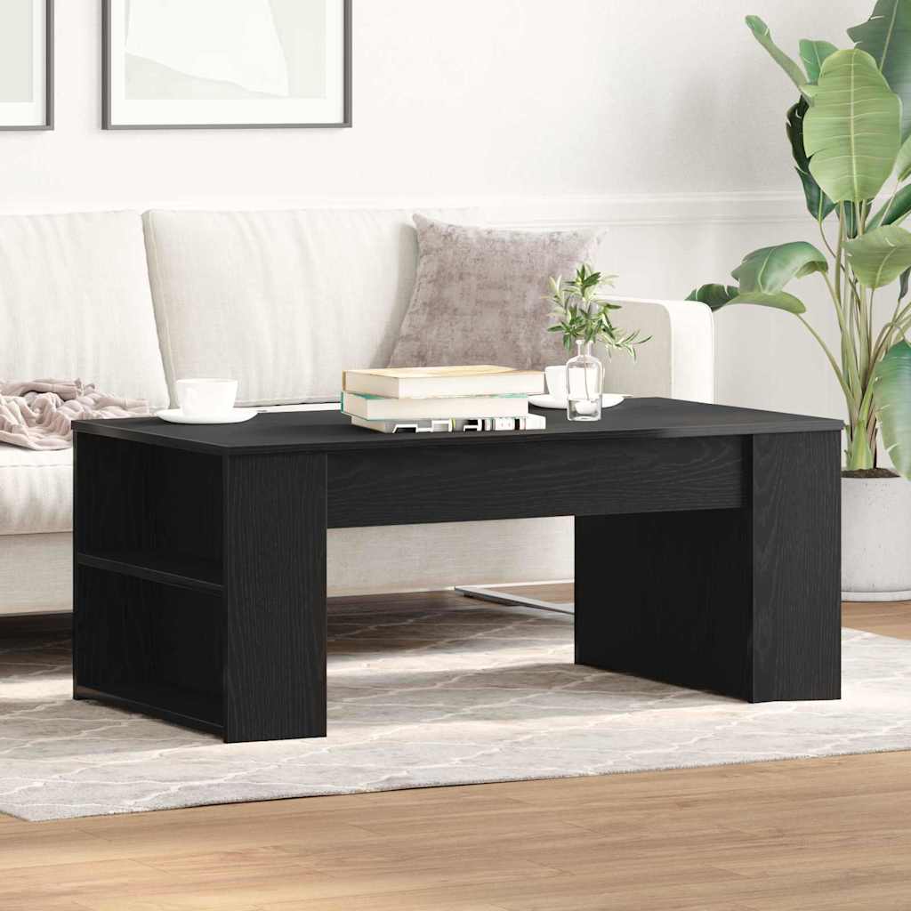 Mesa de centro carvalho preto 102 x 55 x 42 cm