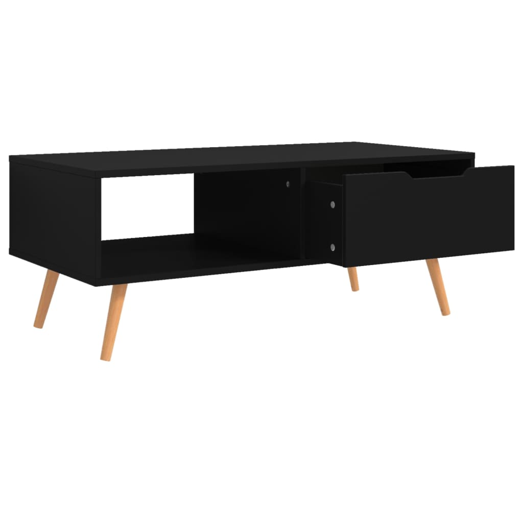 Mesa de centro 100x49,5x43 cm derivados de madeira preto