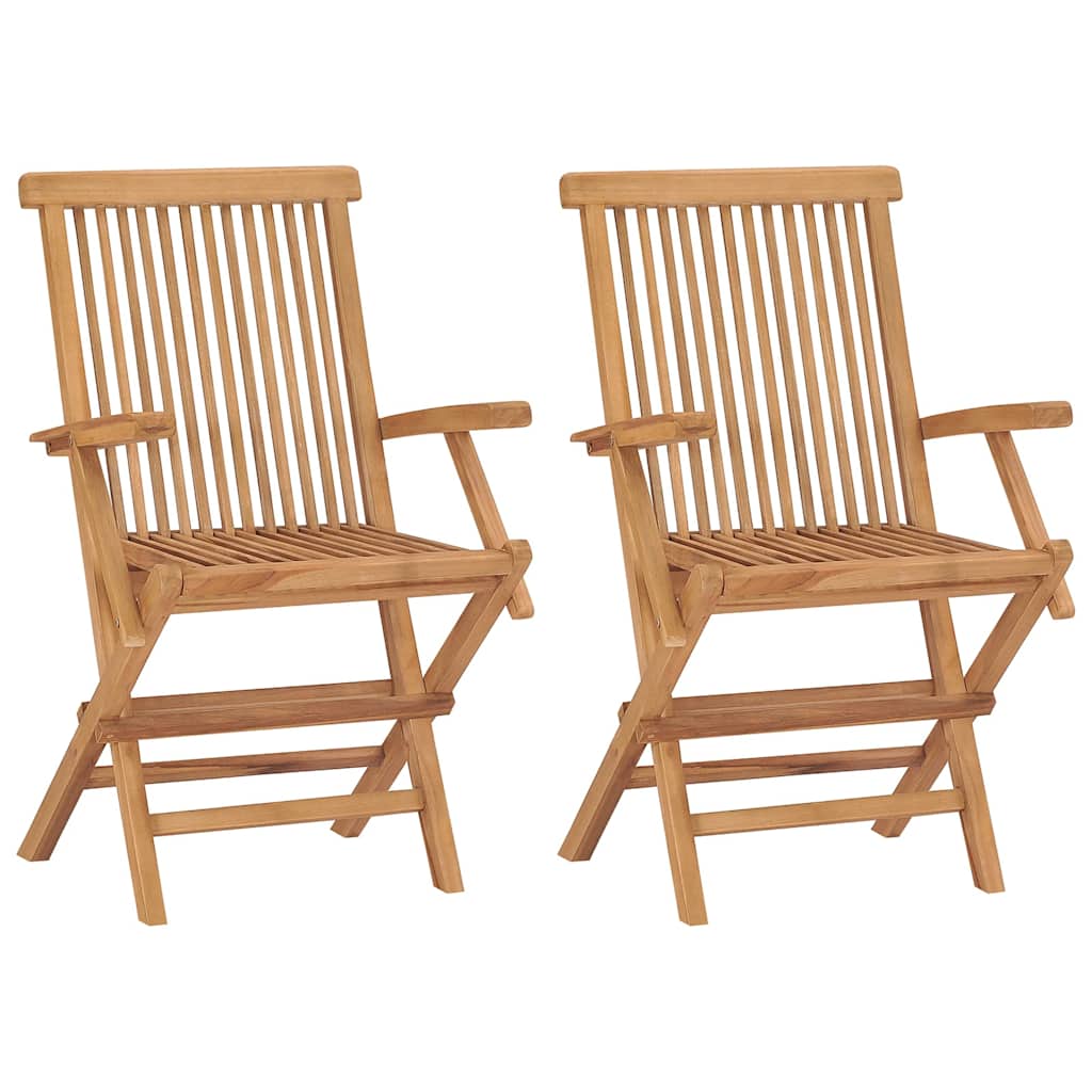 3 Pcs conjunto de jantar para jardim madeira de teca maciça