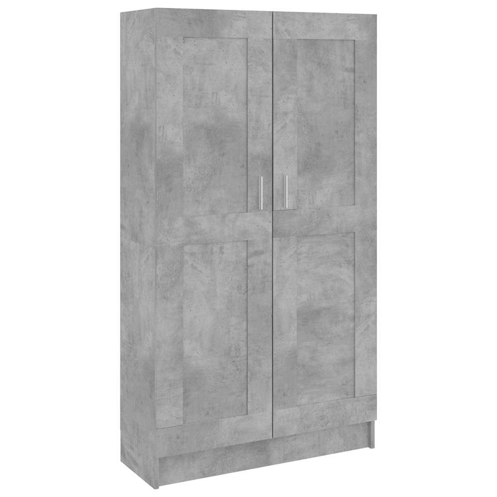 Estante 82,5x30,5x150 cm derivados de madeira cinzento cimento