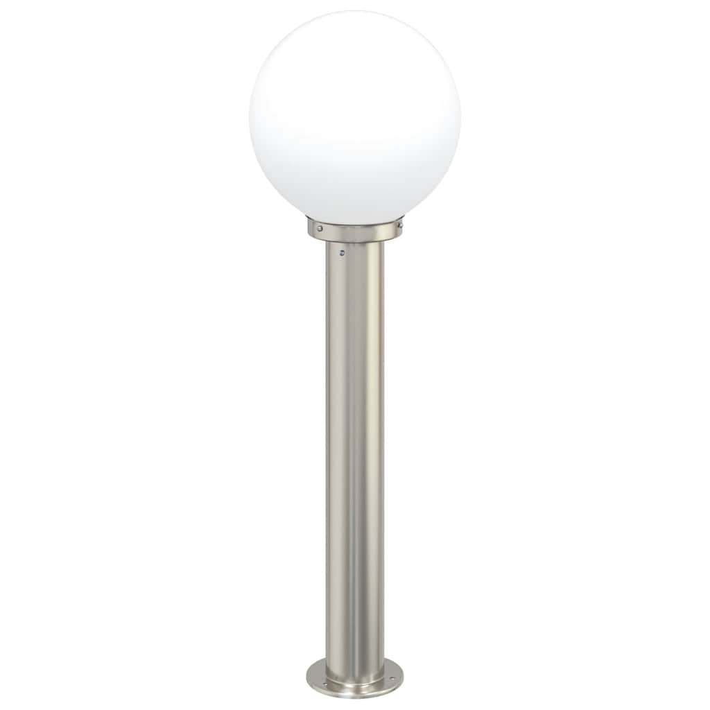 Luminárias de balizador, 3 peças, 80 cm, aço inoxidável, IP44