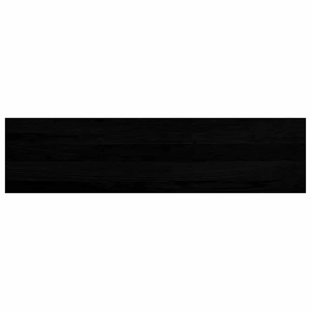 Tapetes de escada 4 pcs 100x25x2 cm carvalho castanho-preto