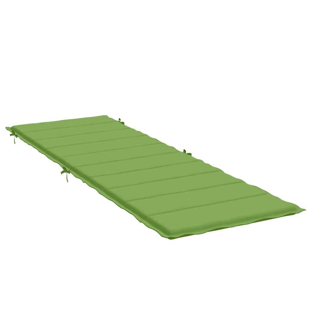 Almofadão para espreguiçadeira 186x58x4cm mesclado tecido verde
