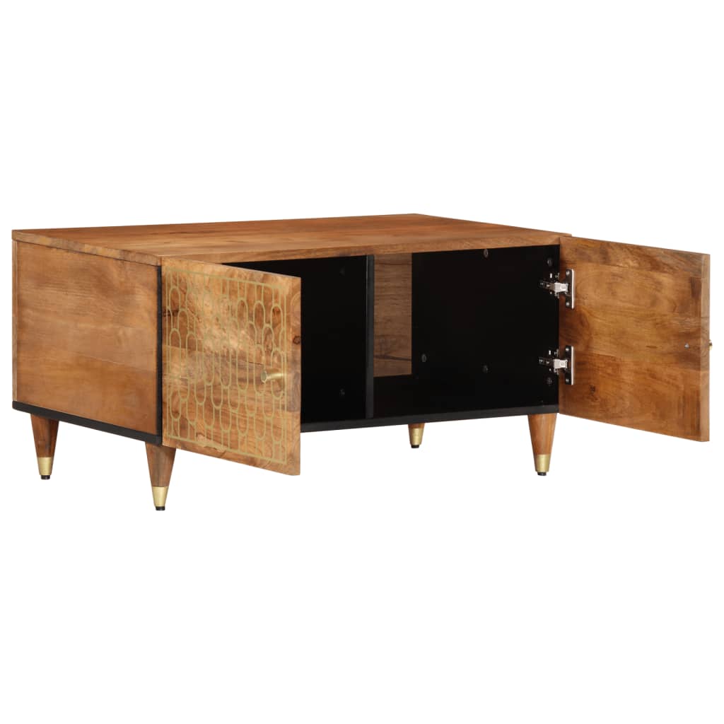 Mesa de centro 80x50x40 cm madeira de mangueira maciça