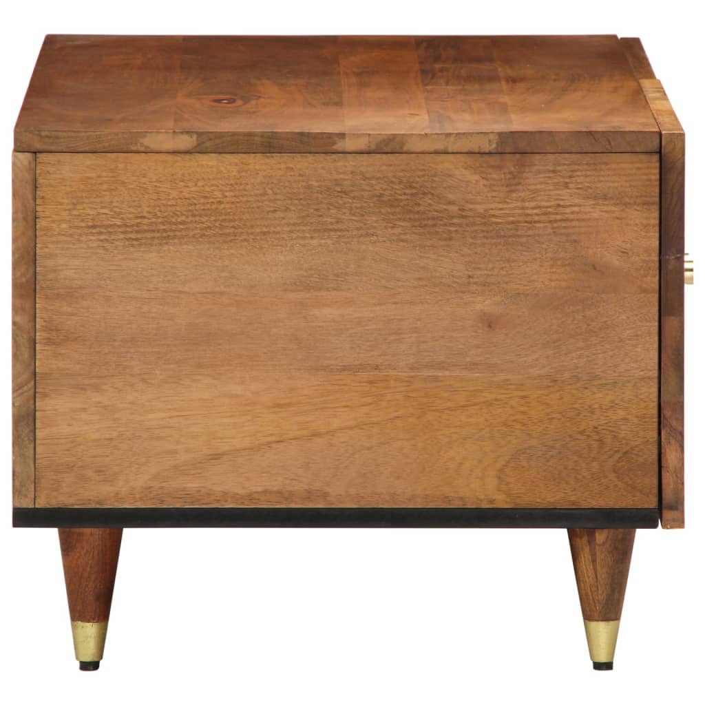 Mesa de centro 80x50x40 cm madeira de mangueira maciça