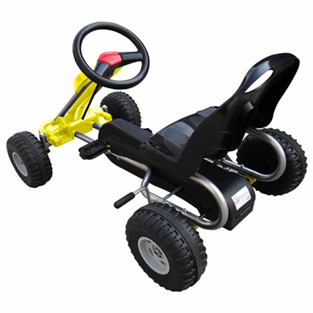 Kart a pedais amarelo