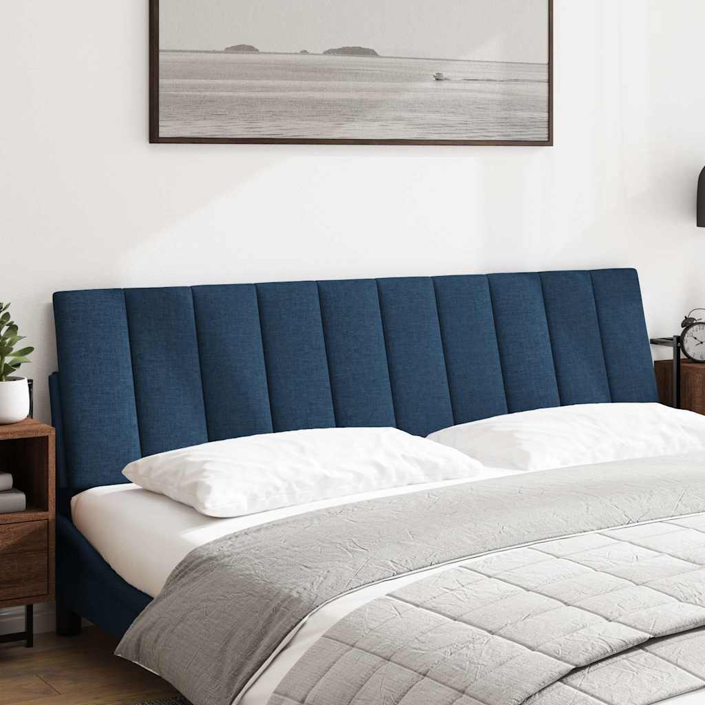 Almofadão de cabeceira hanko 180 cm tecido azul