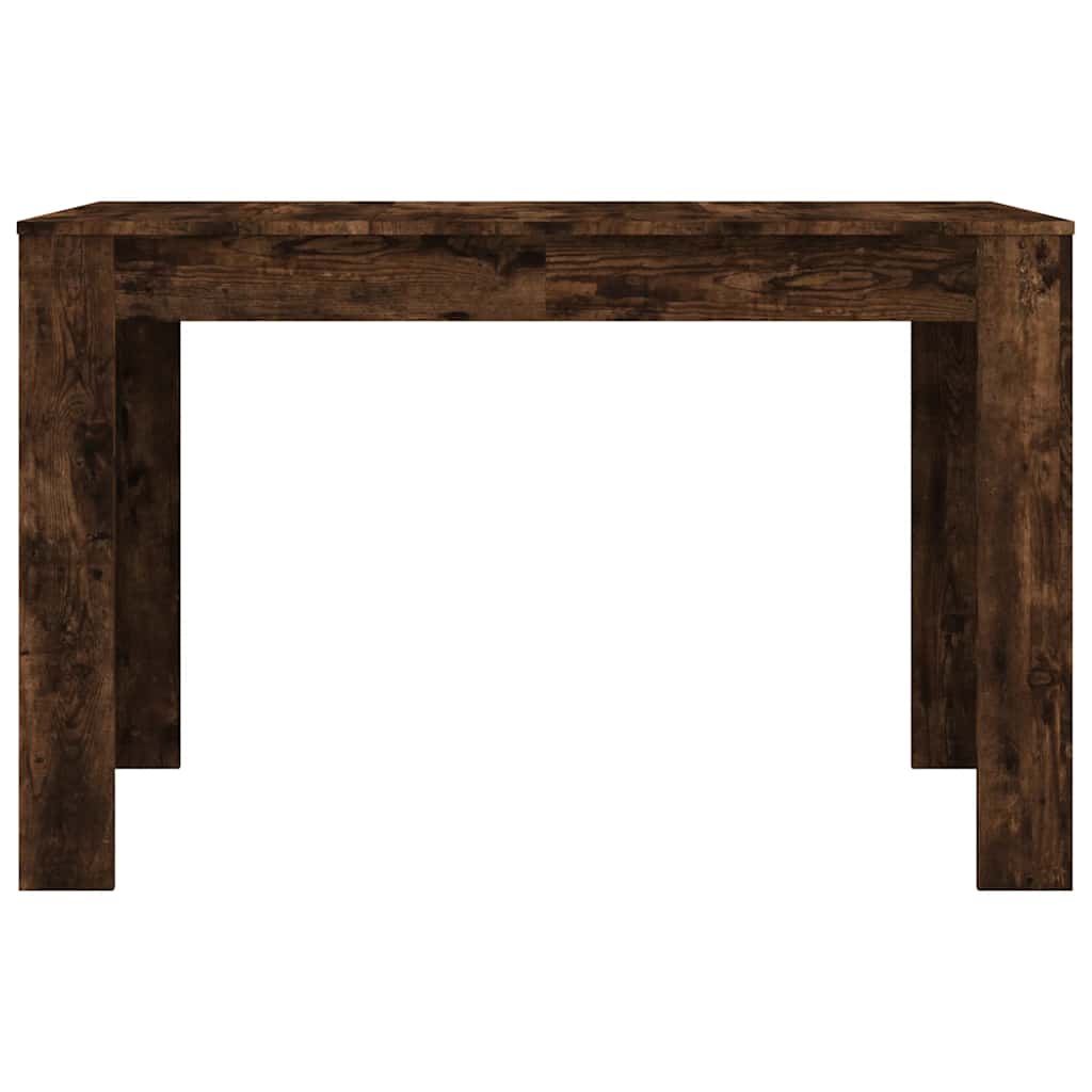 Mesa de jantar 120x60x76 cm madeira processada carvalho fumado