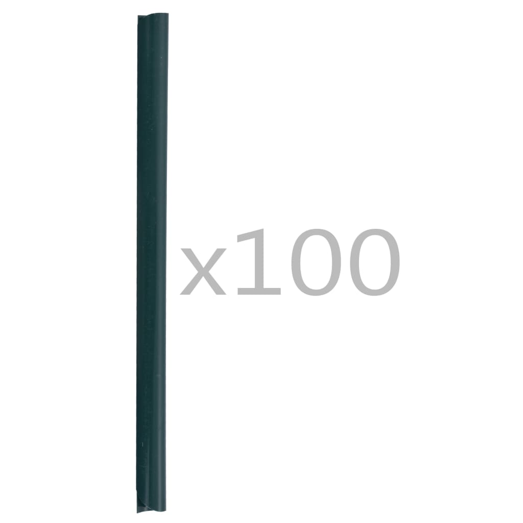 100 Pcs clipes para faixas de vedação PVC verde