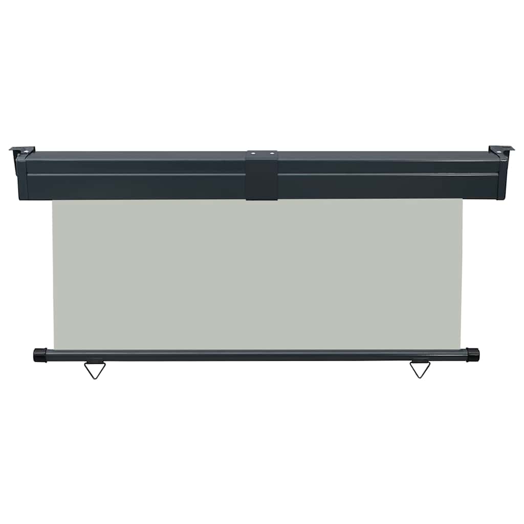 Toldo lateral para varanda 175x250 cm cinzento
