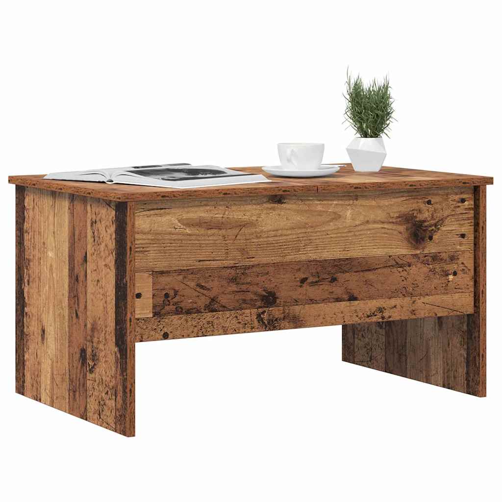 Mesa de centro madeira antiga 102 x 50,5 x 46,5 cm