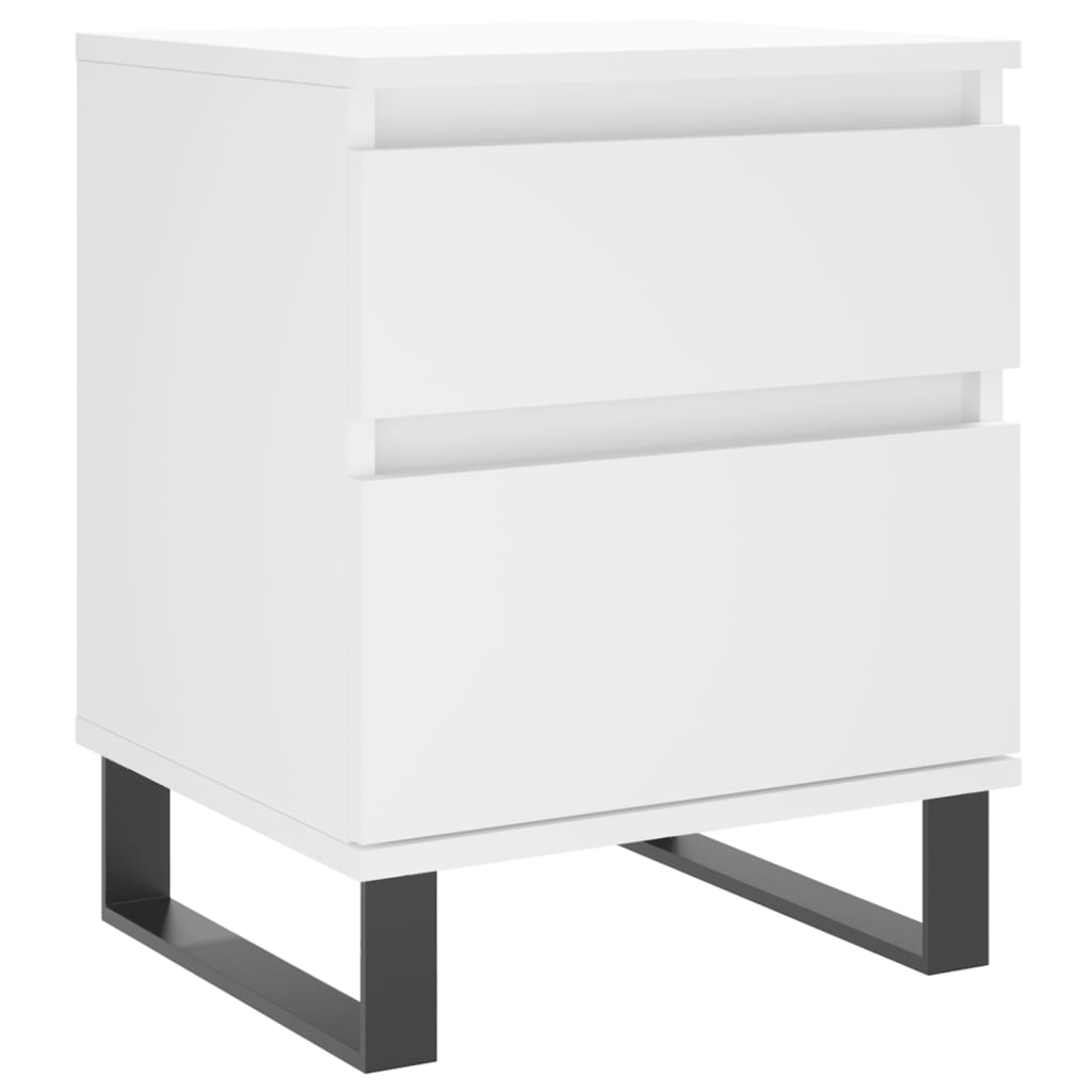 Mesa de cabeceira 40x35x50 cm derivados de madeira branco