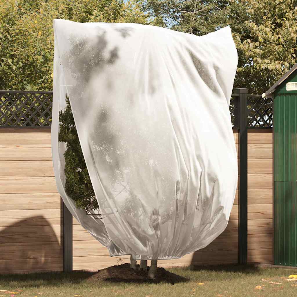 Capas de fleece para proteção contra geada 3 unid. branco