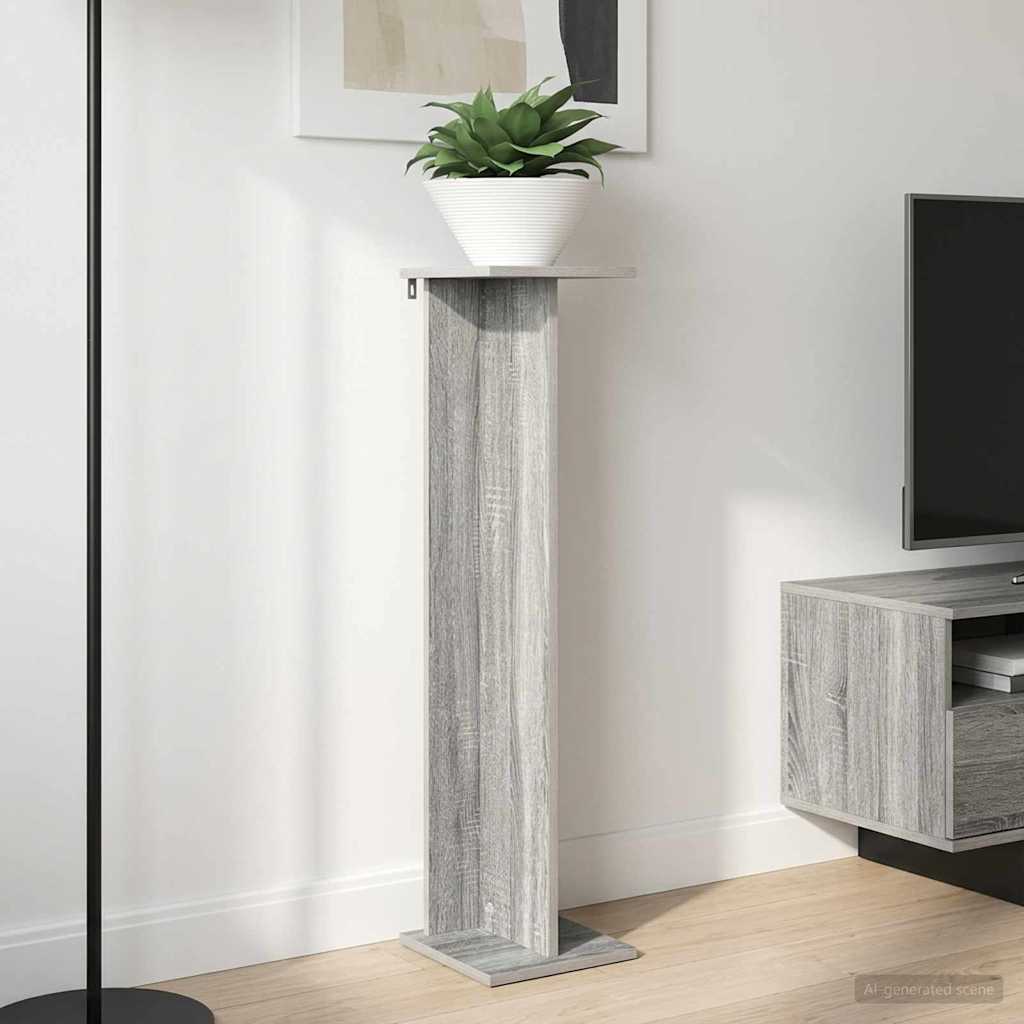 Suporte para plantas 2 unid. sonoma cinza 25 x 25,5 x 100,5 cm