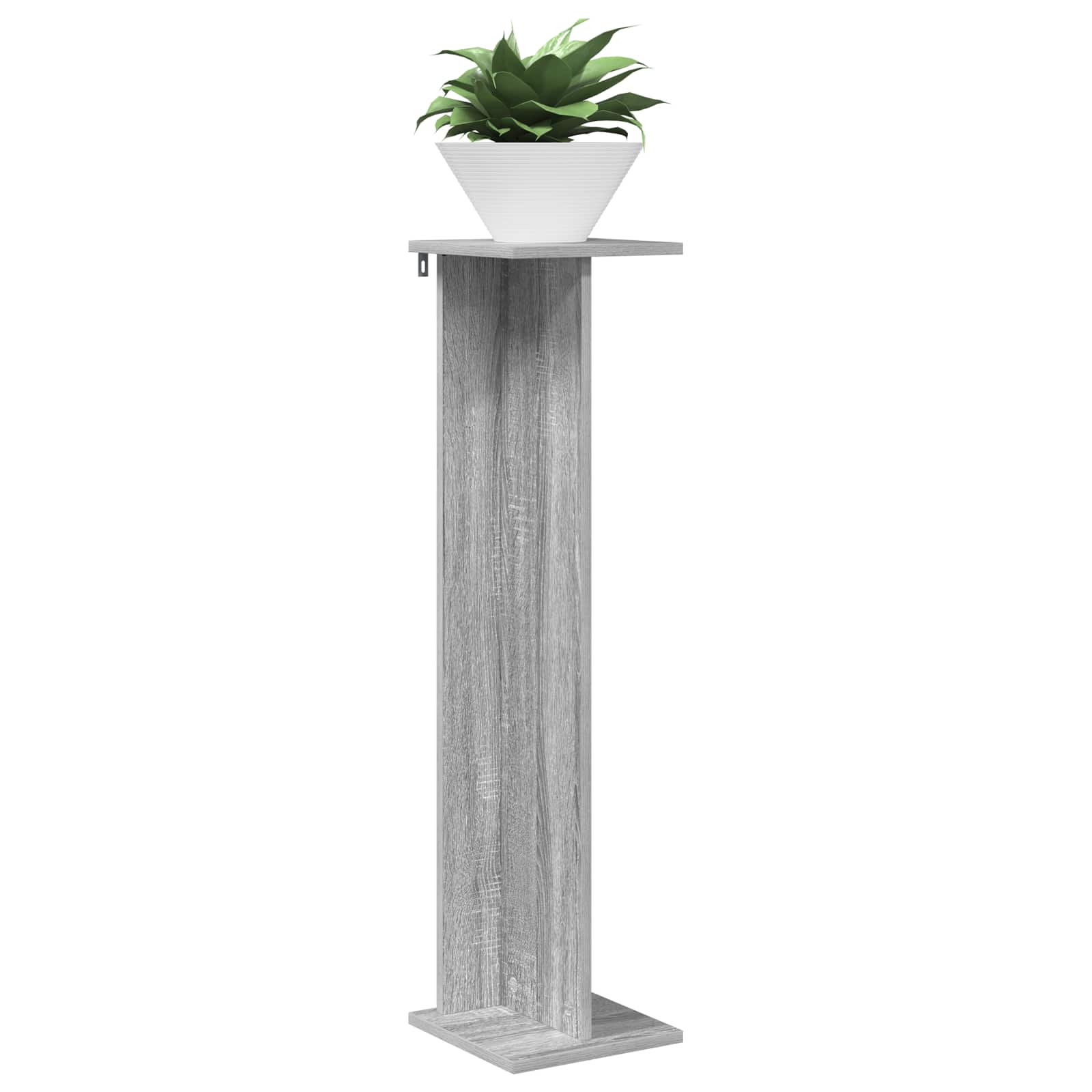 Suporte para plantas 2 unid. sonoma cinza 25 x 25,5 x 100,5 cm