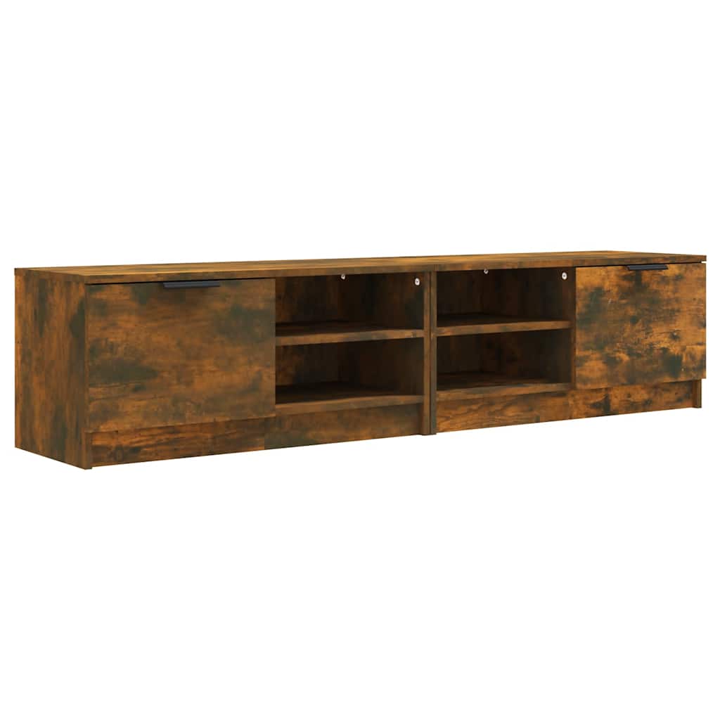Móveis de TV 2 pcs 80x35x36,5 cm madeira proc. carvalho fumado