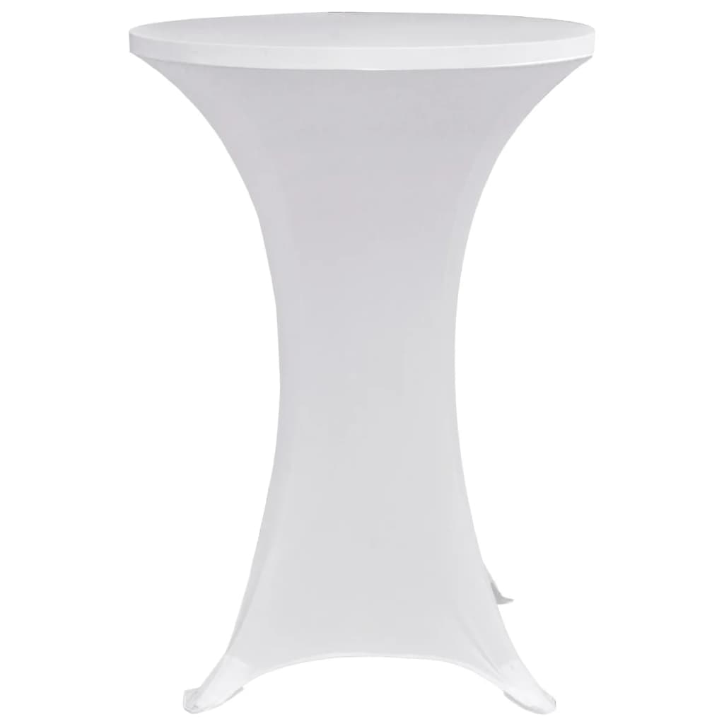 Capa para mesa de pé elástica ø80 cm 4 pcs branco