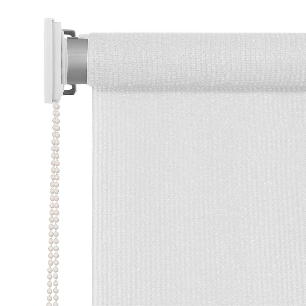 Estore de rolo para exterior 125 (l) x 230 (a) cm branco