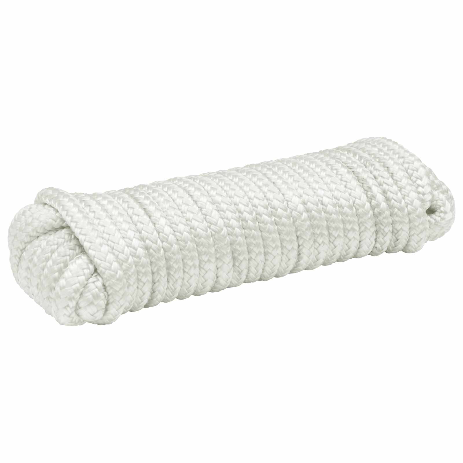 Corda de barco 16 mm 15 m branco poliéster