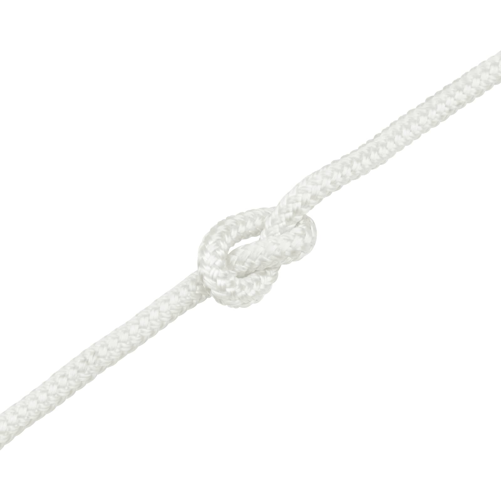 Corda de barco 16 mm 15 m branco poliéster