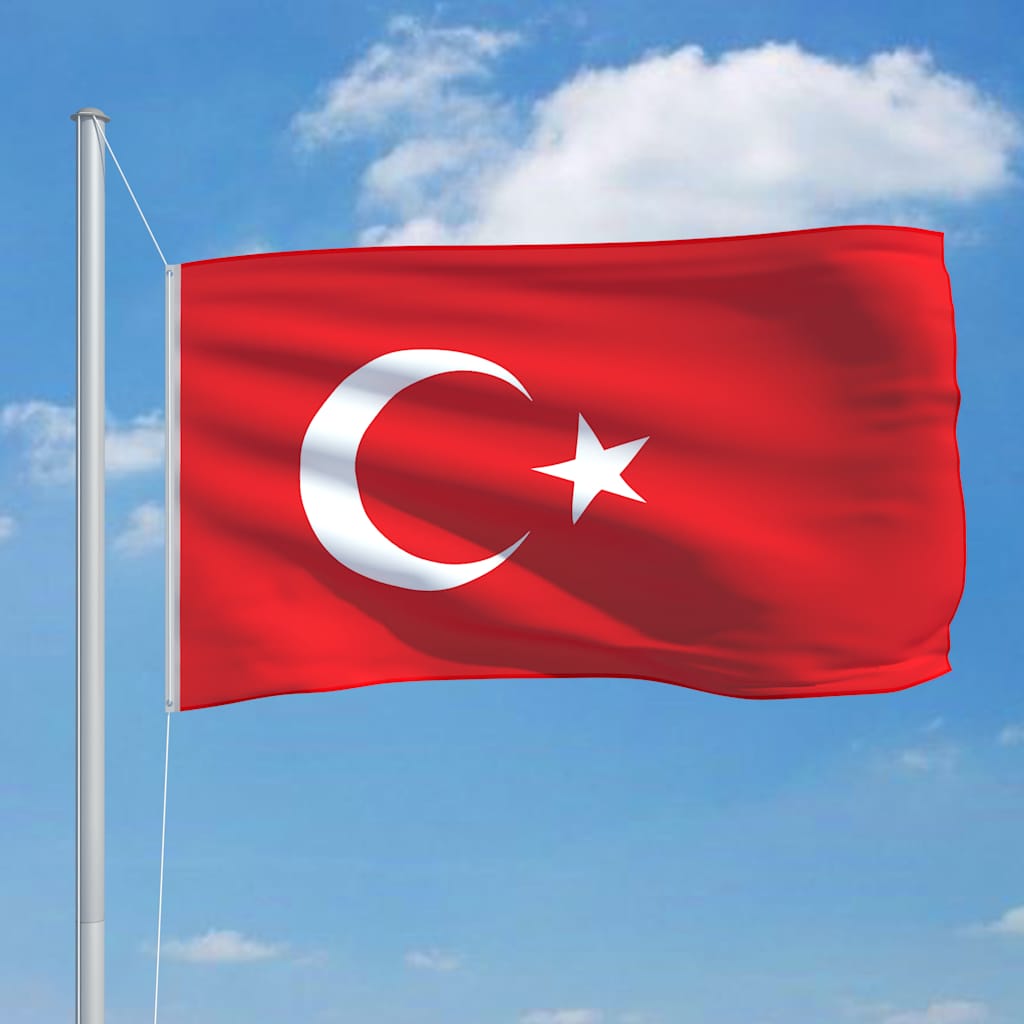 Bandeira da turquia 90x150 cm