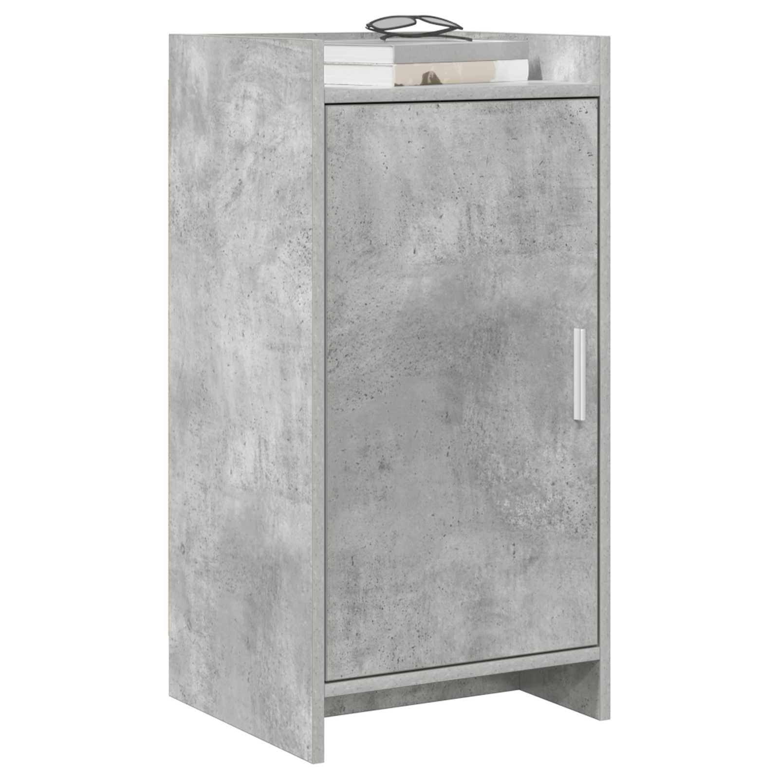 Buffet cinzento cimento 40 x 36 x 80 cm derivados de madeira