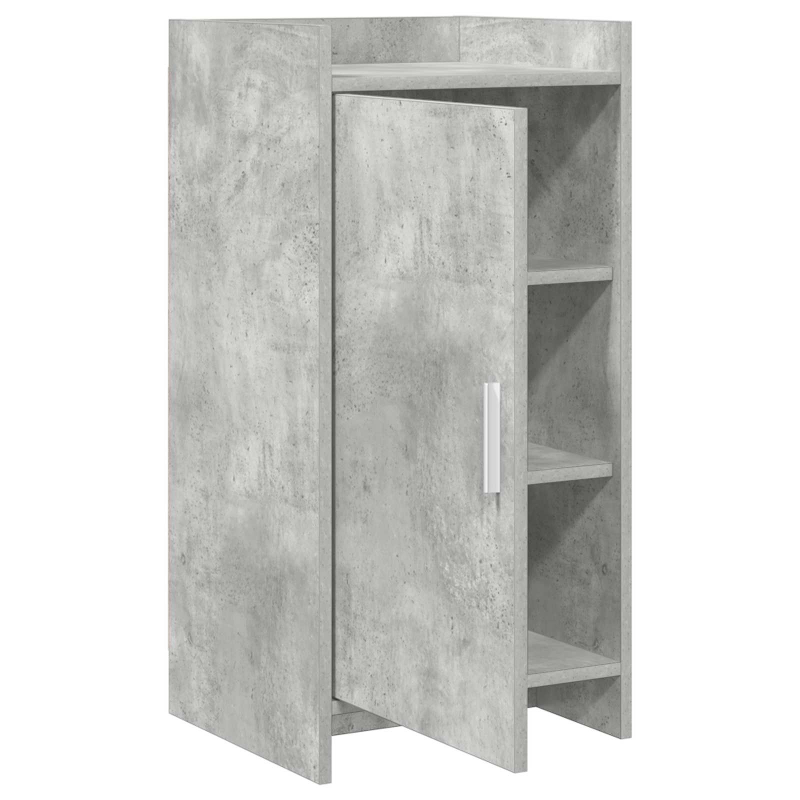 Buffet cinzento cimento 40 x 36 x 80 cm derivados de madeira