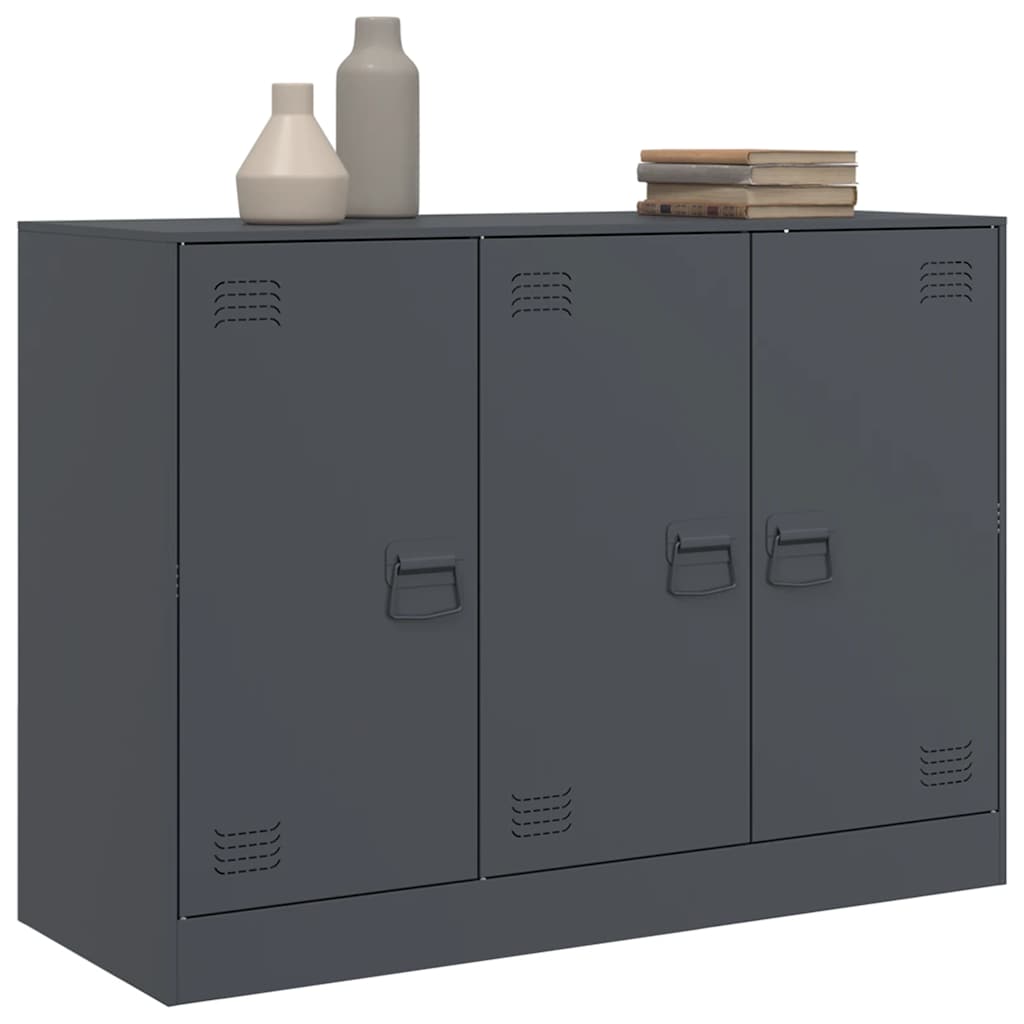 Aparador 99x39x73 cm aço antracite