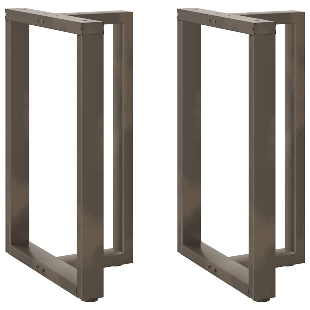 Pés de mesa de bar em forma de t, 2 peças, preto, 60x35x(90-91) cm, aço