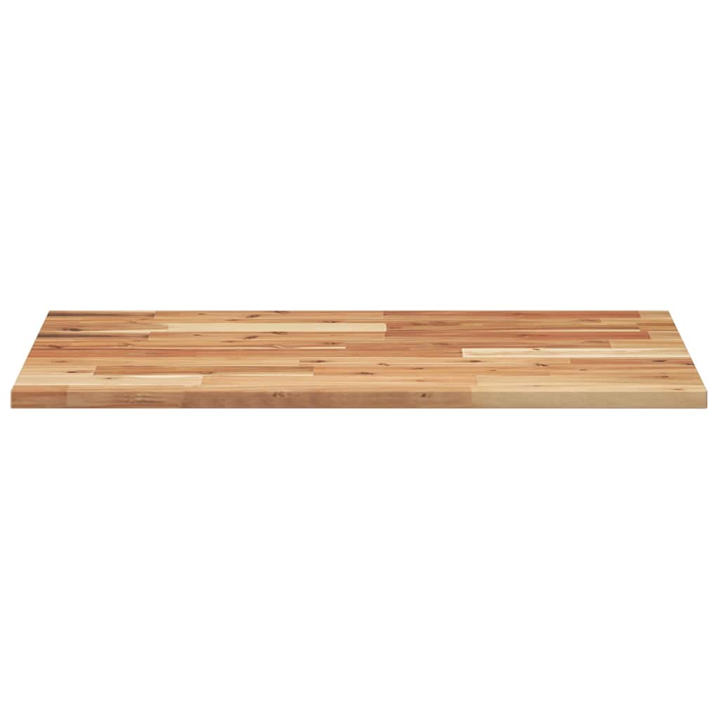 Tampo p/ móvel de wc 80x50x2 cm acácia maciça acabamento a óleo