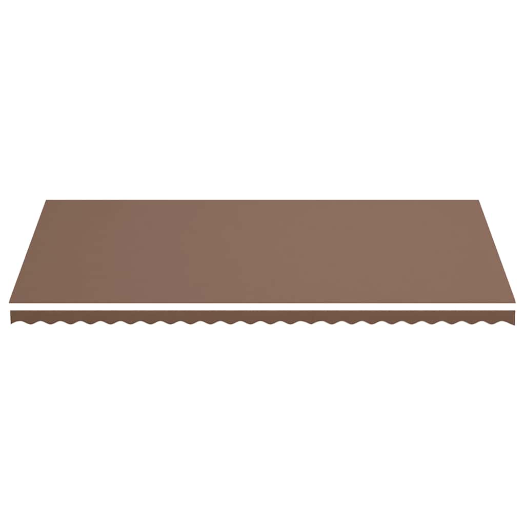 Tecido de substituição para toldo castanho 600x300 cm poliéster