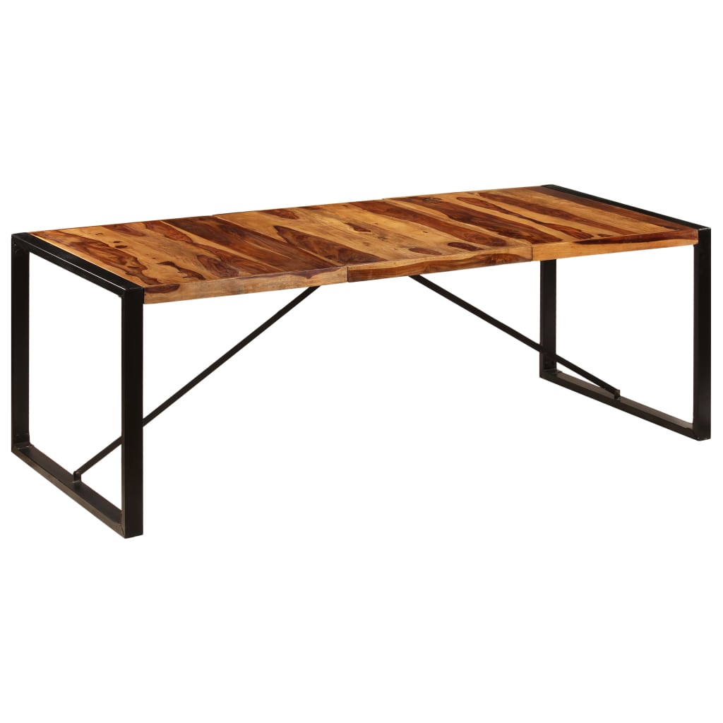 Mesa de jantar 220x100x75 cm madeira de acácia maciça