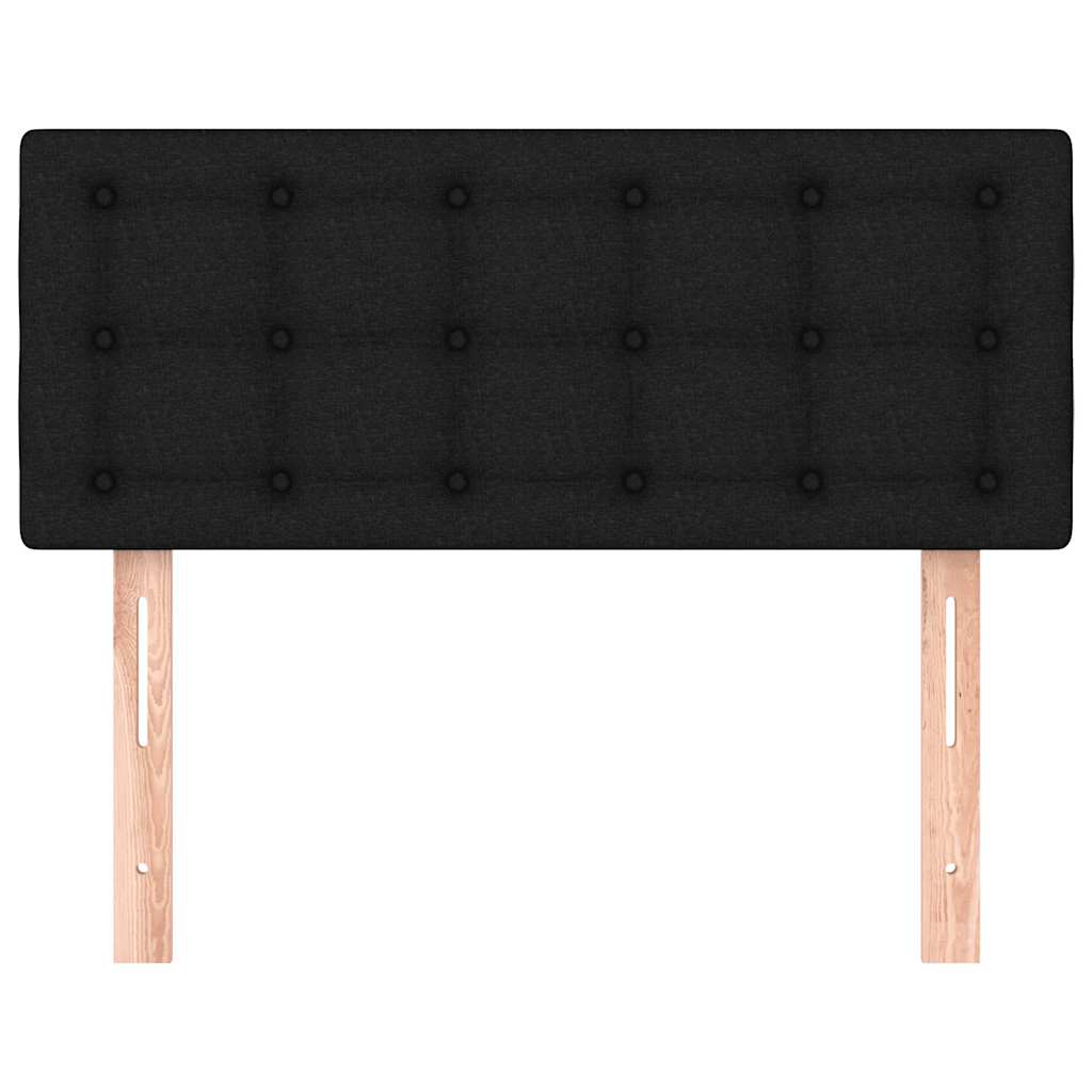 Cabeceira de cama tecido 90x5x78/88 cm preto