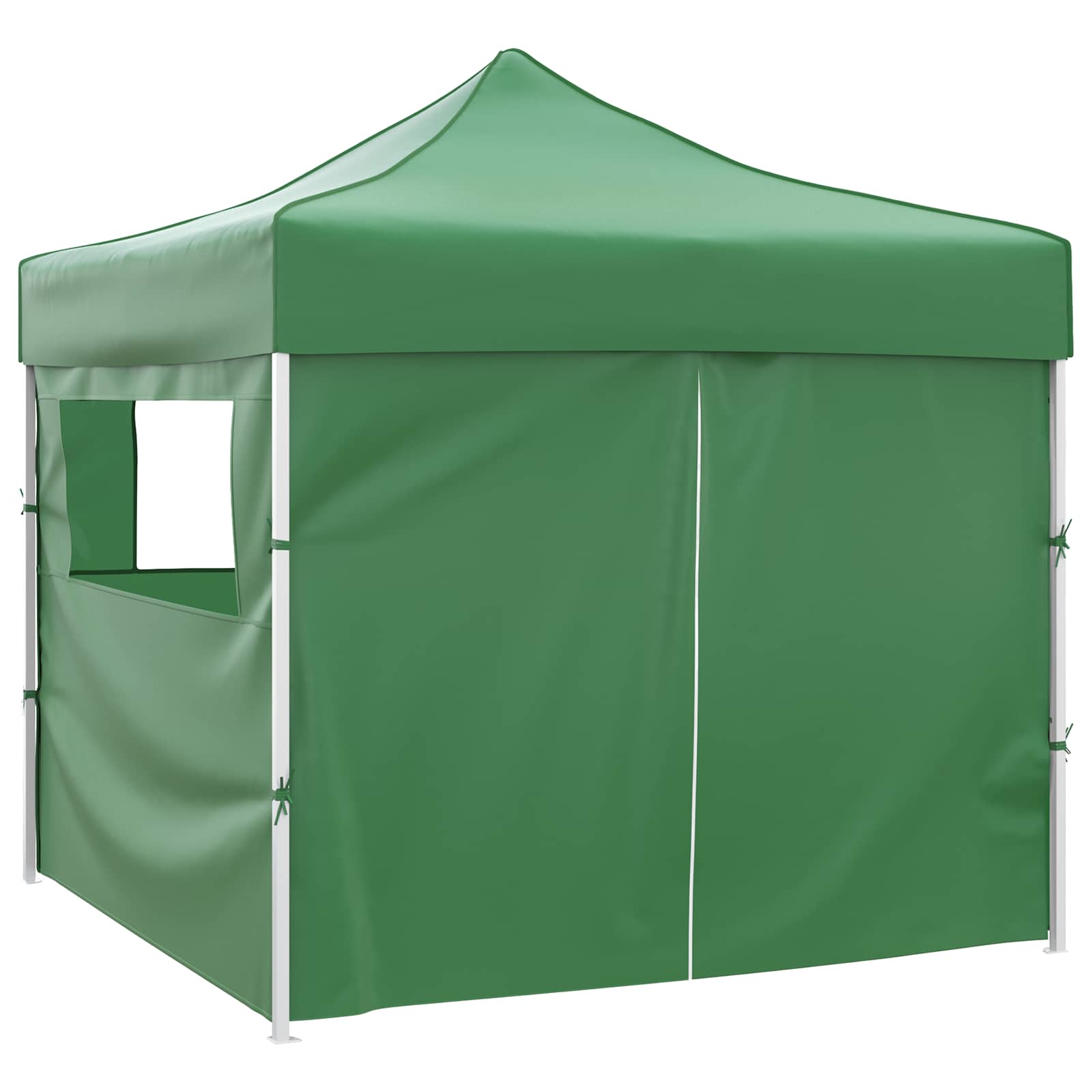 Tenda de festa verde 291 x 291 x 315 cm tecido oxford