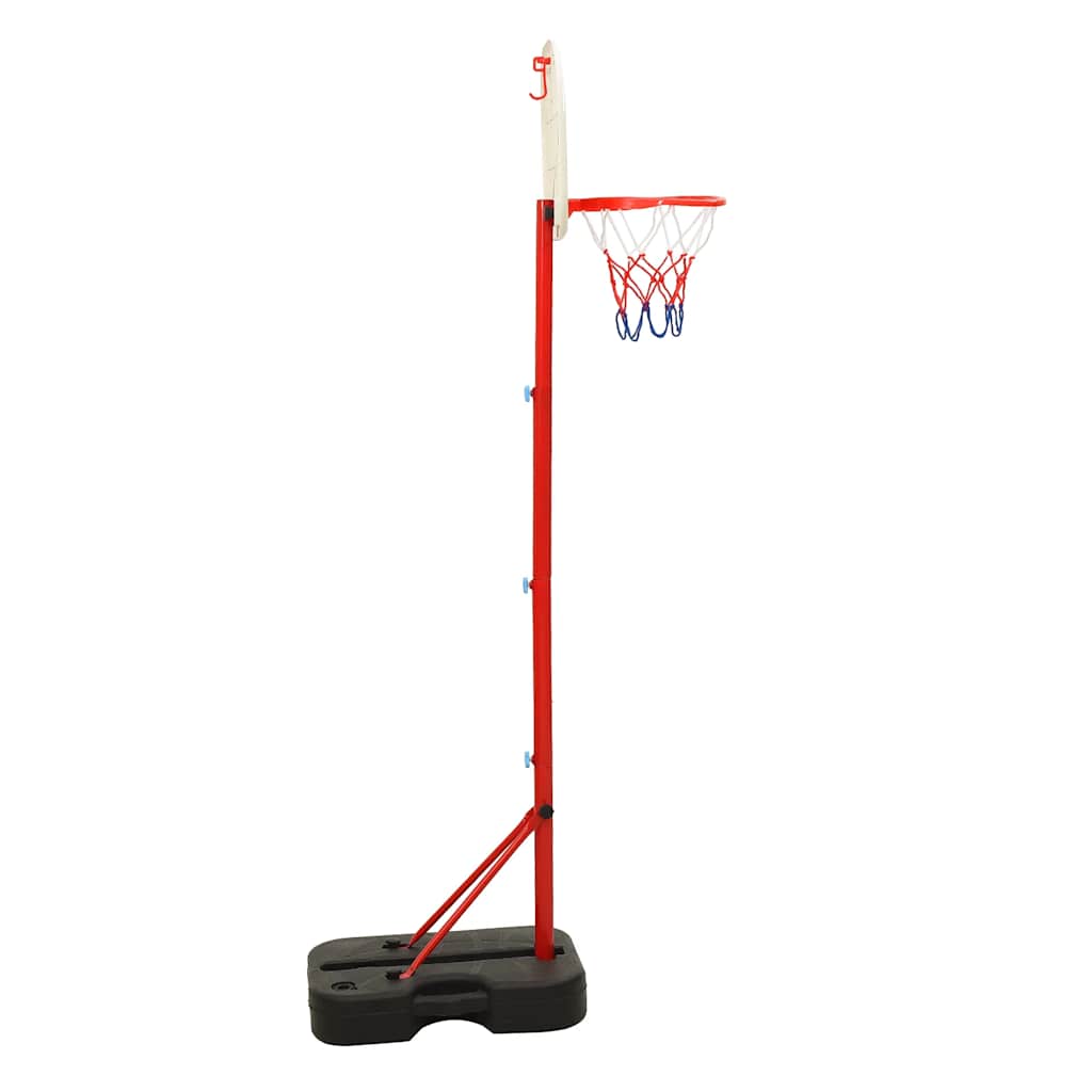Conjunto portátil de basquetebol ajustável 138,5-166 cm