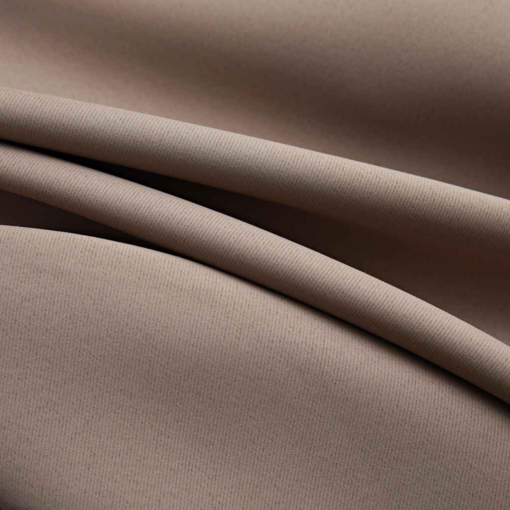 Cortina blackout c/ argolas metal 290x245 cm cinza-acastanhado