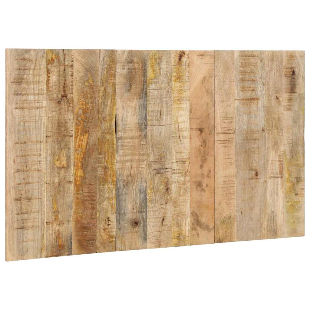 Cabeceira 140 cm madeira de mangueira áspera maciça