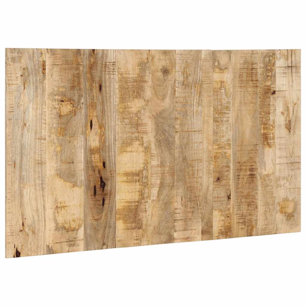 Cabeceira 140 cm madeira de mangueira áspera maciça