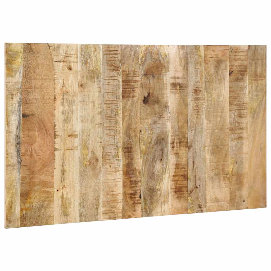 Cabeceira 140 cm madeira de mangueira áspera maciça
