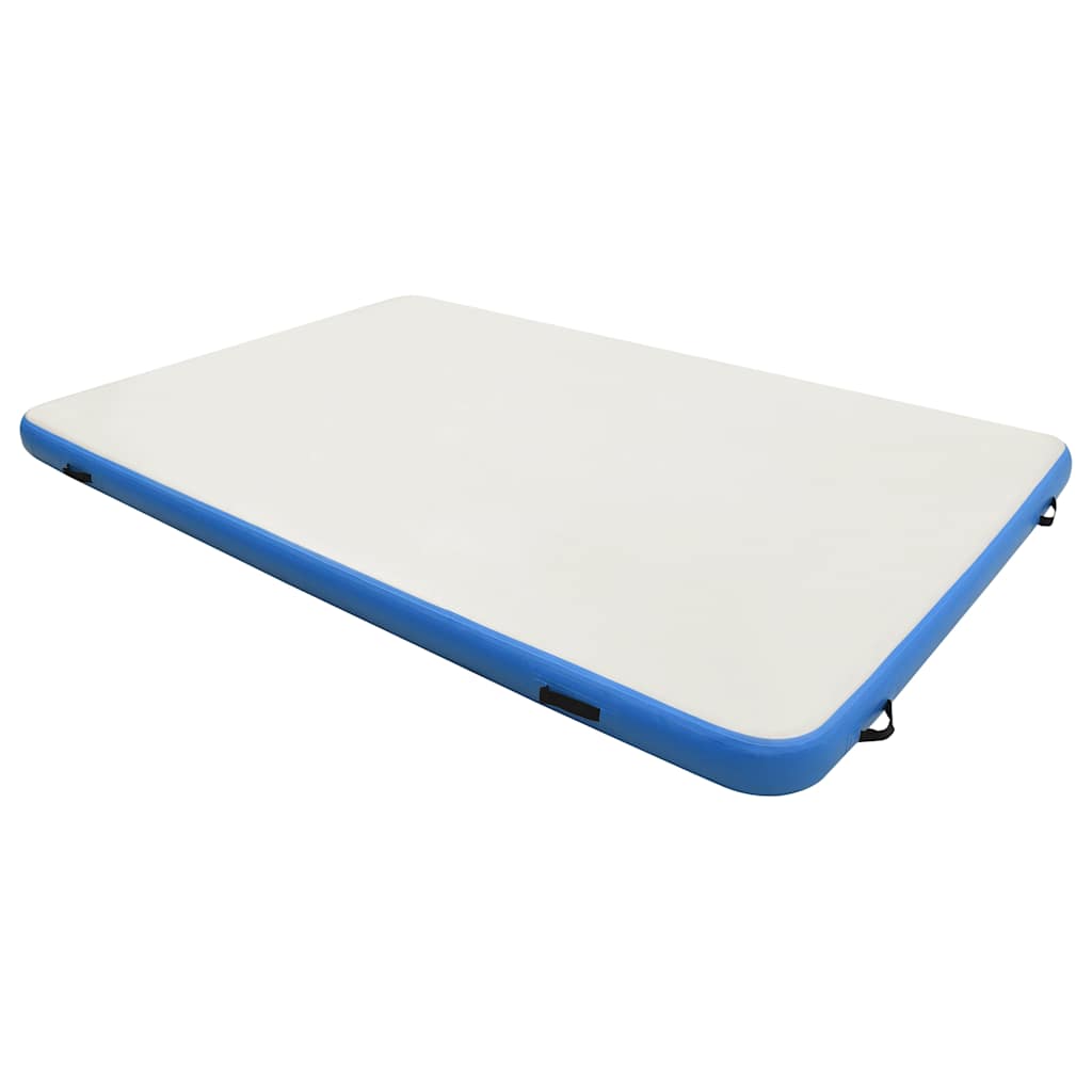 Plataforma flutuante insuflável 300x150x15 cm azul e branco
