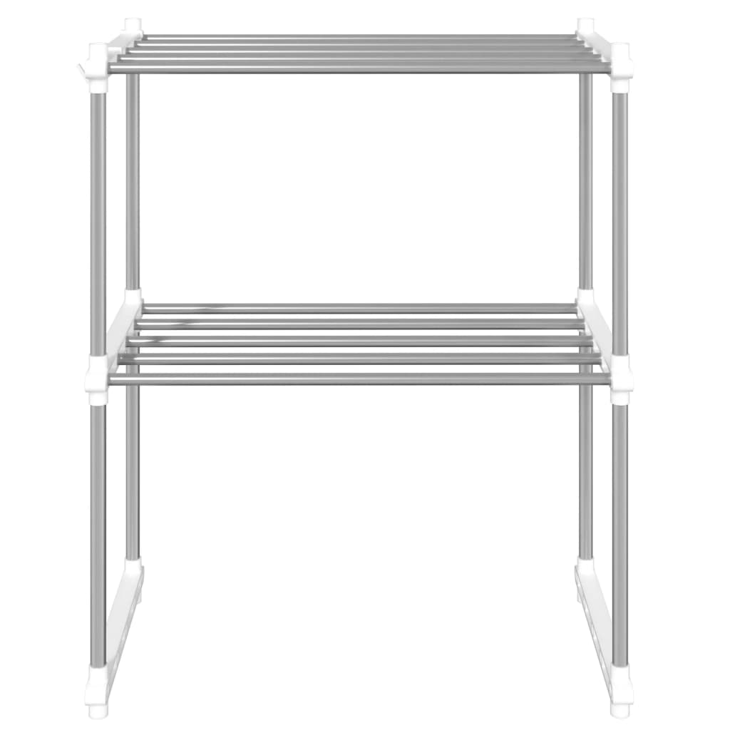 Prateleira para micro-ondas 51x27x63 cm alumínio branco