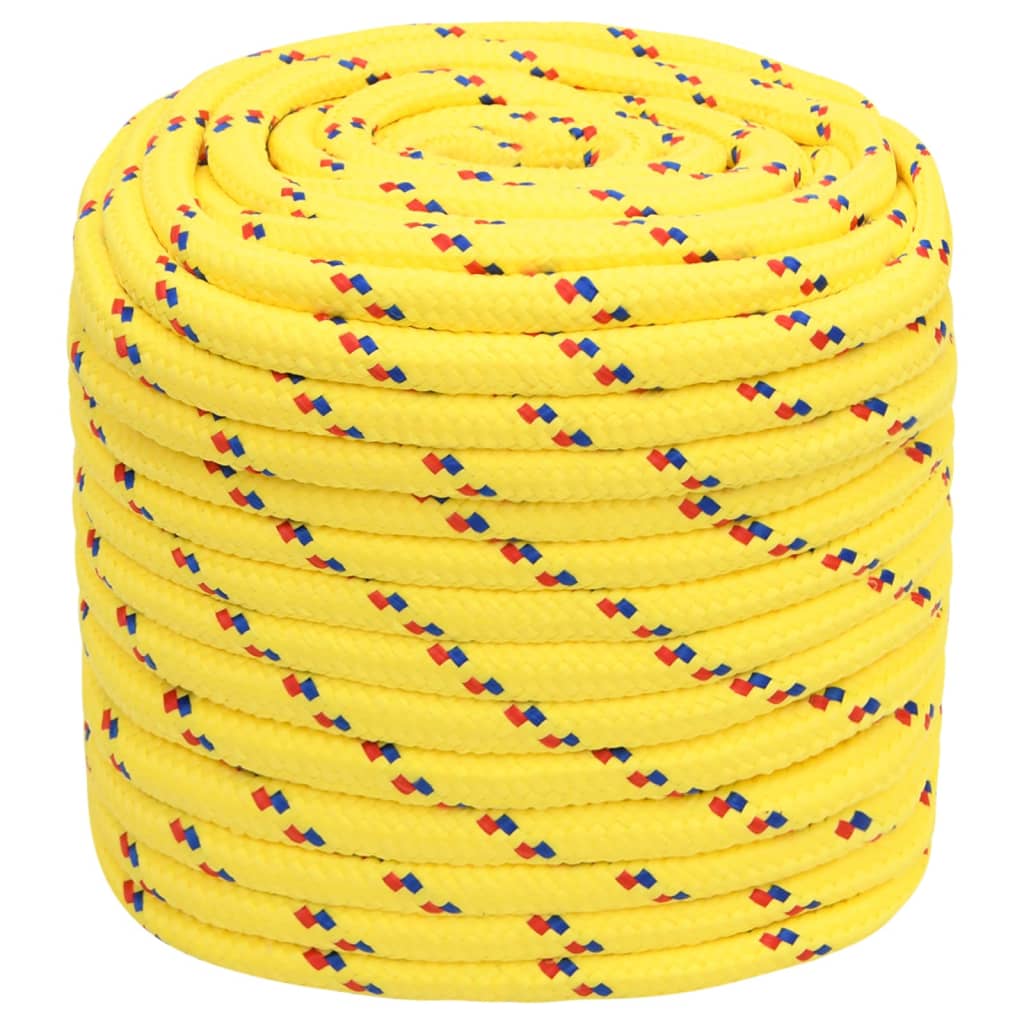 Corda de barco 16 mm 25 m polipropileno amarelo